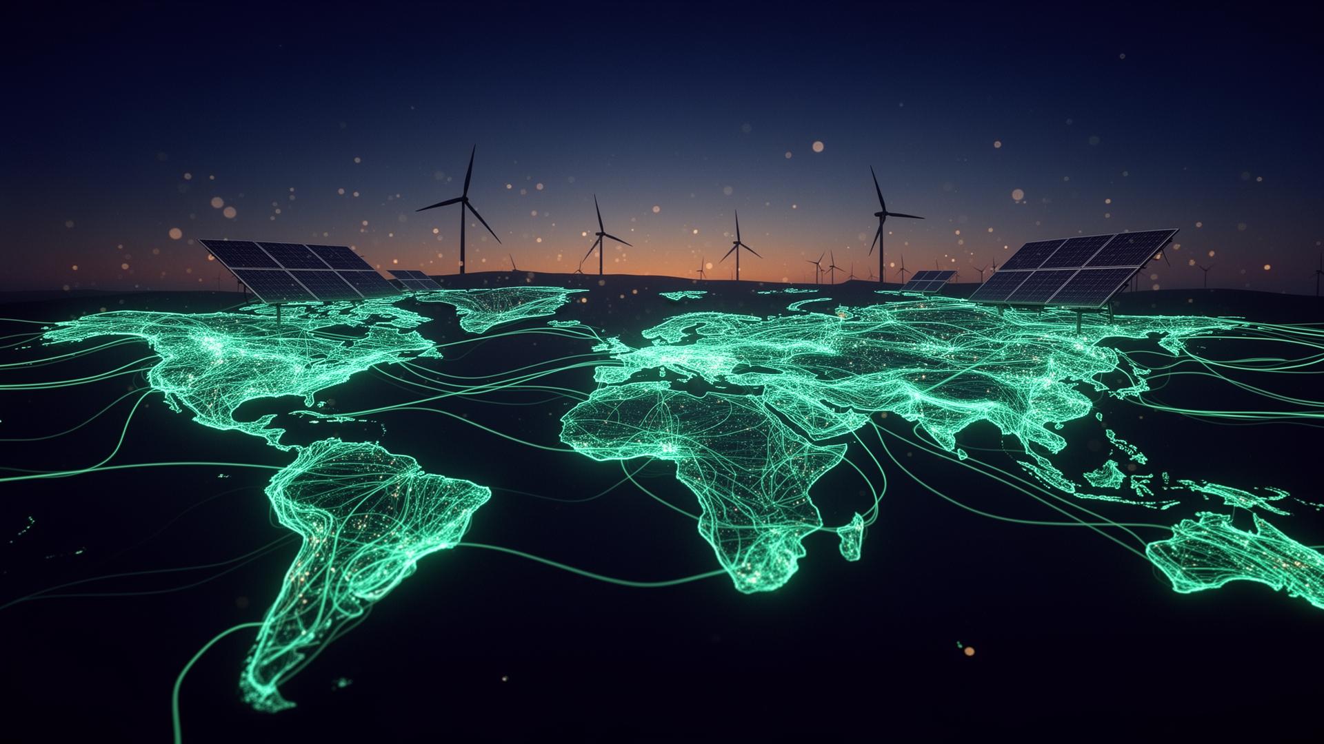Global renewable energy grid