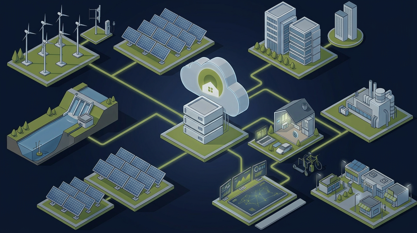 AI-Driven Energy Datacenter system diagram